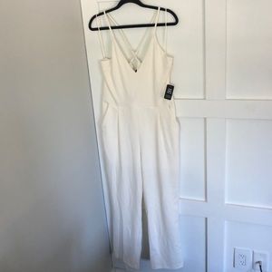Express White Jumpsuit